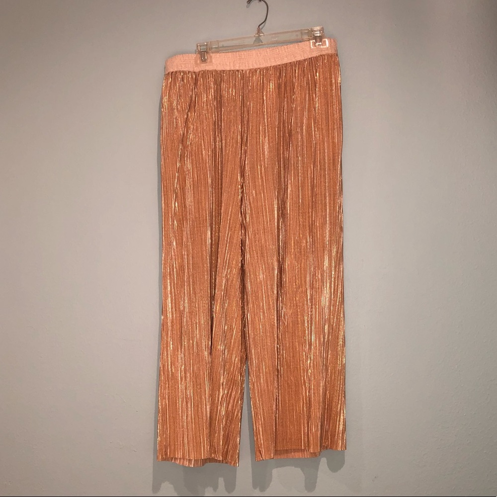Elevenses midi Gold shimmer pant
